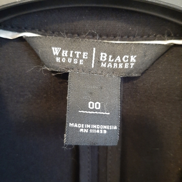 White House Black Market Blazer 00 Ruffled Old Money Military Equestrian WHBM - Picture 6 of 8